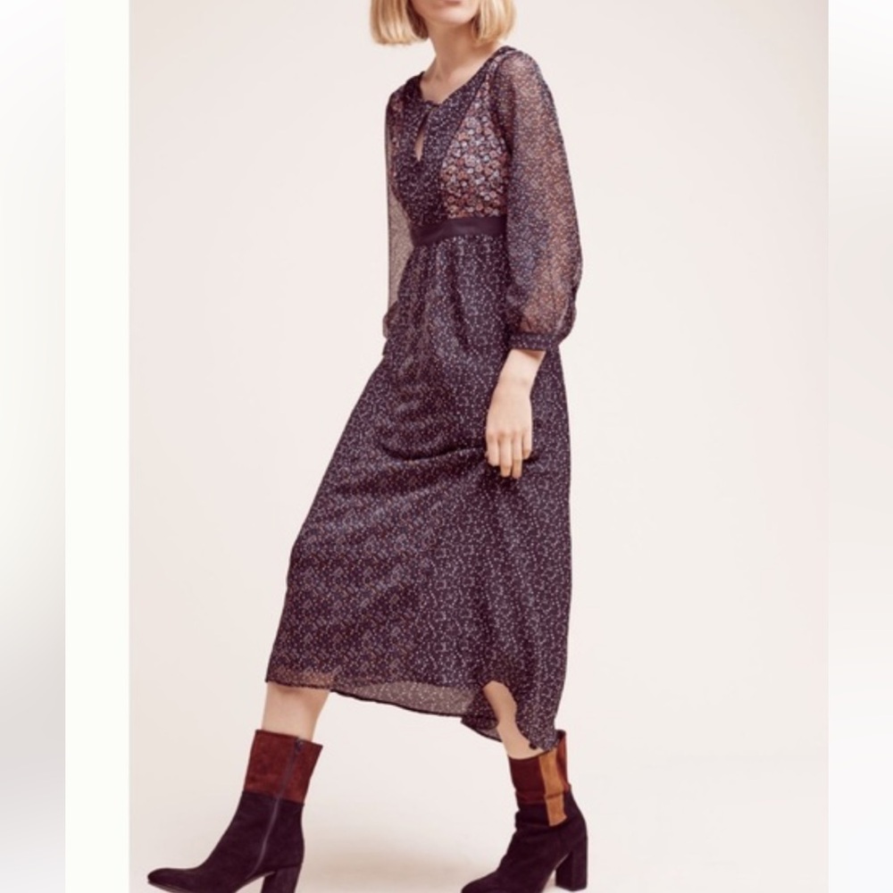 Anthropologie maxi dress